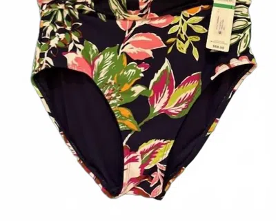 Anne Cole High Waisted Swim Bottom In Multi