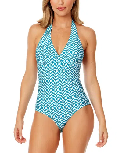 Anne Cole Marilyn Halter One-piece In Black