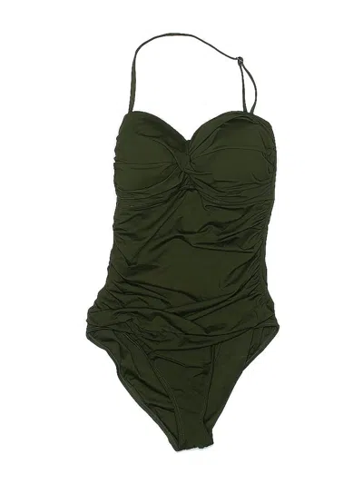 Pre-owned Anne Cole One Piece Swimsuit In Green