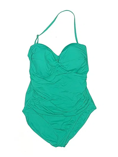 Pre-owned Anne Cole One Piece Swimsuit In Green