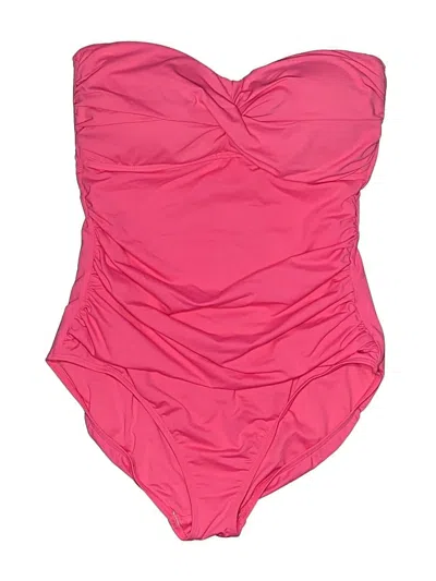 Pre-owned Anne Cole One Piece Swimsuit In Pink