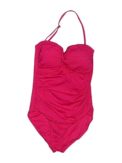 Pre-owned Anne Cole One Piece Swimsuit In Pink