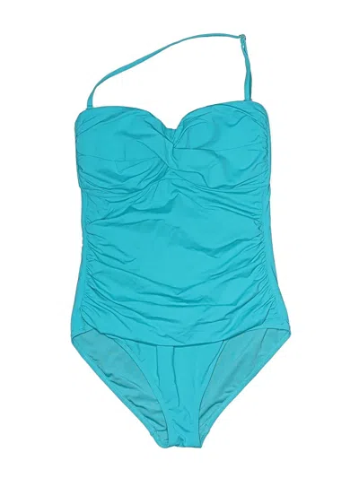 Pre-owned Anne Cole One Piece Swimsuit In Teal