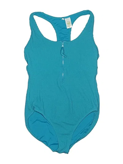 Pre-owned Anne Cole One Piece Swimsuit In Teal