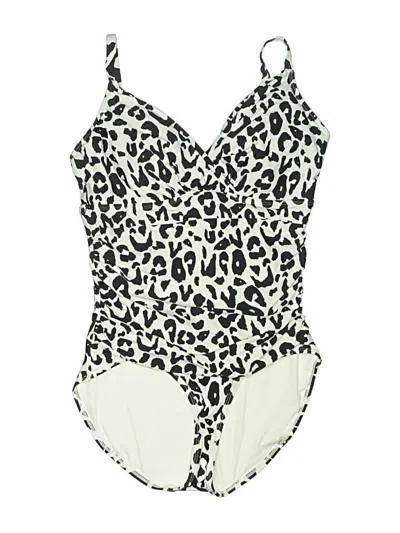 Pre-owned Anne Cole One Piece Swimsuit In White