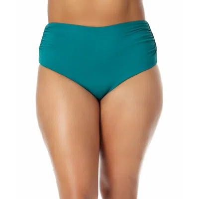 Anne Cole Plus Womens Convertible High Waist Swim Bottom Separates In Multi