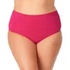 ANNE COLE PLUS WOMENS CONVERTIBLE HIGH WAIST SWIM BOTTOM SEPARATES