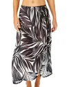 Anne Cole Ring Sarong Skirt In Black