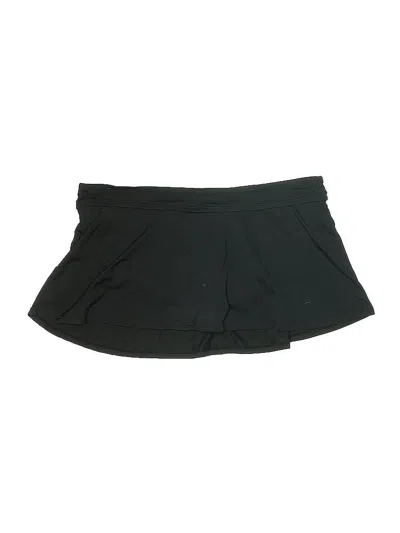 Pre-owned Anne Cole Signature Active Skort In Black