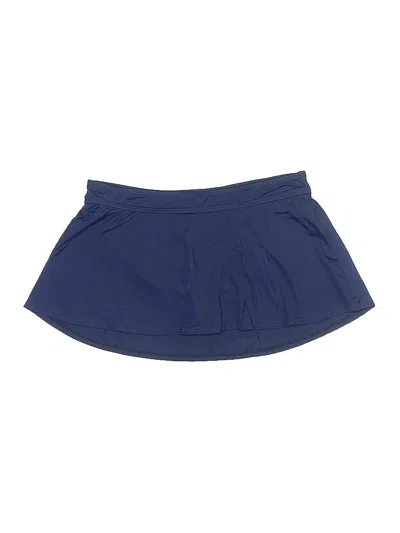 Pre-owned Anne Cole Signature Swimsuit Bottoms In Blue