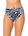 Anne Cole Soft Band High-waist Bottom In Multi