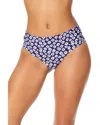 Anne Cole Palm Chic Soft Band Mid Rise Bikini Swim Bottom