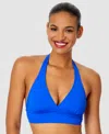 Anne Cole Solid Banded Halter Bikini Top