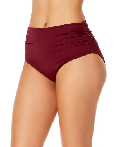 Anne Cole Swim Bottom In Red