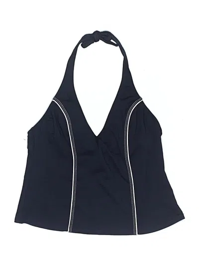 Pre-owned Anne Cole Swimsuit Top Blue Swimwear