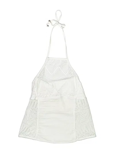 Pre-owned Anne Cole Swimsuit Top Ivory Swimwear