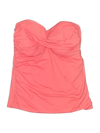Pre-owned Anne Cole Swimsuit Top Pink Swimwear