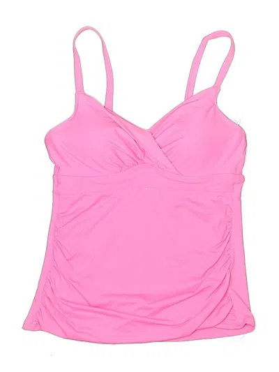 Pre-owned Anne Cole Swimsuit Top Pink Swimwear