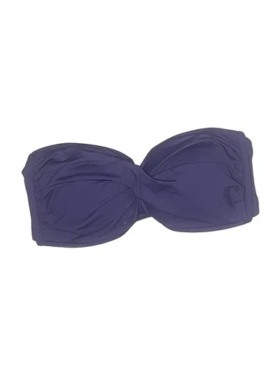 Pre-owned Anne Cole Swimsuit Top Purple Swimwear