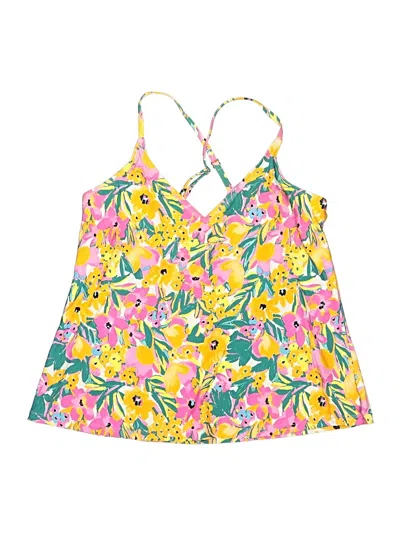 Pre-owned Anne Cole Swimsuit Top Yellow Swimwear
