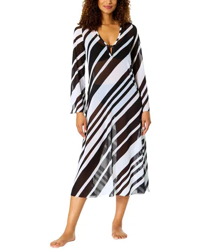 Anne Cole Tie Front Pareo In White