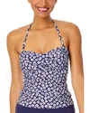 Anne Cole Live In Color Twist Front Bandeaukini Swim Top