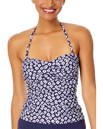 ANNE COLE ANNE COLE TWIST FRONT SHIRRED BANDEAUKINI