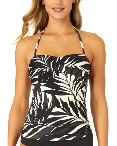 ANNE COLE TWIST FRONT TANKINI