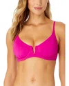 Anne Cole V Wire Elongated Underwire Top