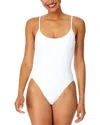 Anne Cole Vintage Lingerie Maillot In White