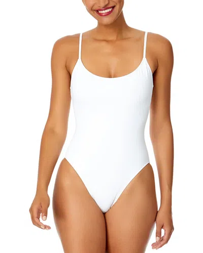 Anne Cole Vintage Lingerie Maillot In White