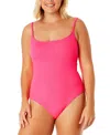 ANNE COLE WOMEN'S CLASSIC ONE-PIECE SWIMSUIT
