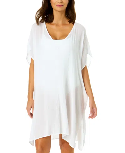 Anne Cole Women's Easy Cover-up Tunic In White