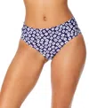 Anne Cole Palm Chic Soft Band Mid Rise Bikini Swim Bottom
