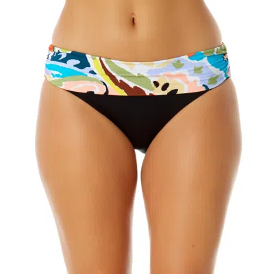 Anne Cole Womens Printed Fold-over Swim Bottom Separates In Multi