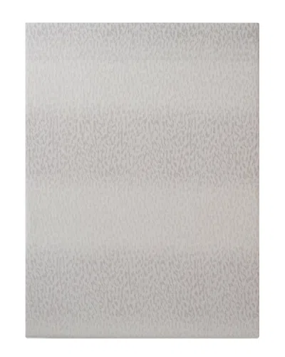 Anne De Solene Anne De Solène 280 Thread Count Caractère Flat Sheet In Gray
