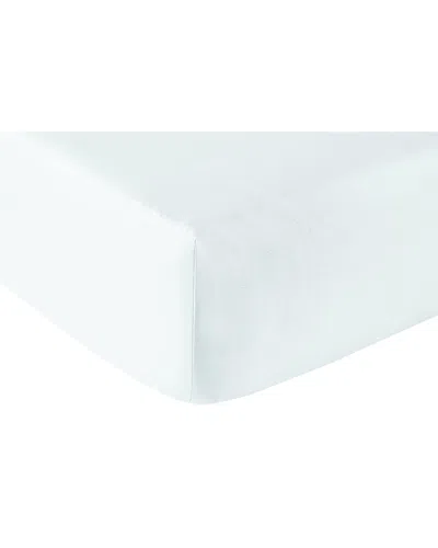 Anne De Solene Anne De Solène 300 Thread Count Concorde Sateen Fitted Sheet In White