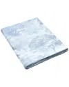 Anne De Solene Anne De Solène 300 Thread Count Silence Organic Sateen Flat Sheet In Blue