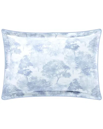 Anne De Solene Anne De Solène 300 Thread Count Silence Organic Sateen Sham In Blue