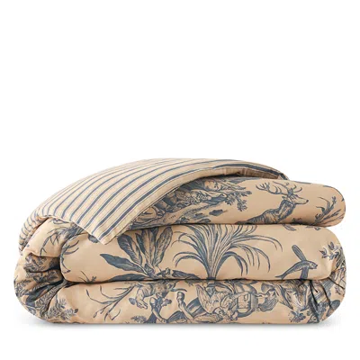 Anne De Solene 4 Continents Toile De Jouy Duvet Cover, Queen In Blue