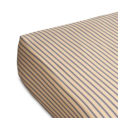 Anne De Solene 4 Continents Toile De Jouy Fitted Sheet, King In Blue