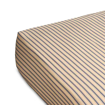 Anne De Solene 4 Continents Toile De Jouy Fitted Sheet, Queen In Neutral