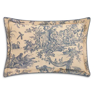 Anne De Solene 4 Continents Toile De Jouy King Sham In Blue