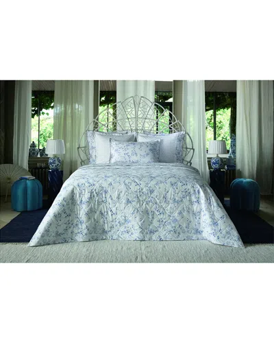 Anne De Solene Malacca Coverlet In Blue