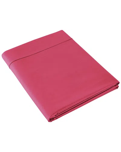Anne De Solene Anne De Solène Vexin Terracotta Flat Sheet In Pink