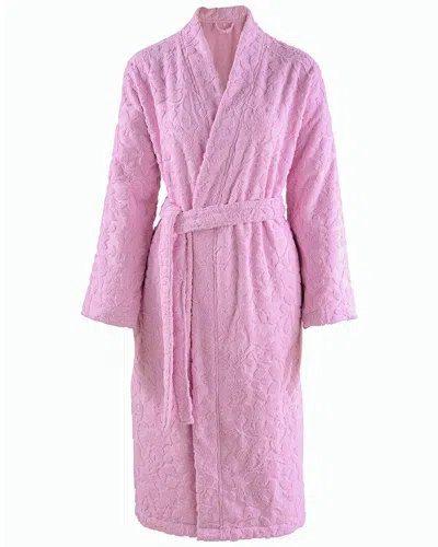 Anne De Solene Aura Bathrobe In Pink