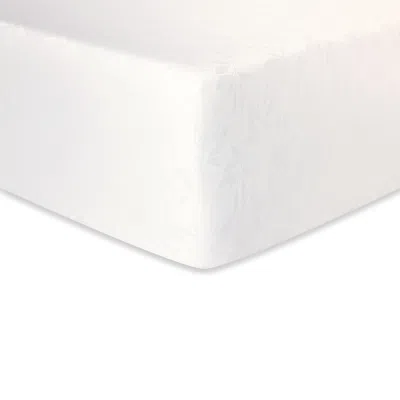 Anne De Solene Cristal Fitted Sheet, Queen In White