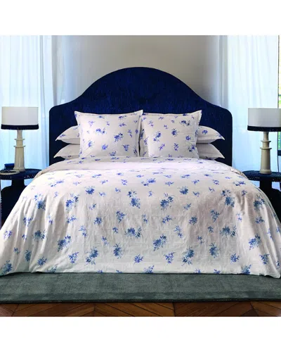 Anne De Solene Cristal Sateen Duvet Cover In Blue