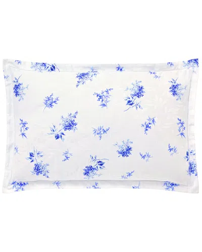 Anne De Solene Cristal Sateen Sham In Blue