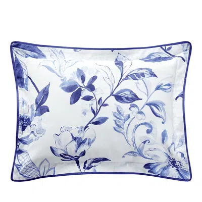 Anne De Solene Egerie Boudoir Sham In Blue